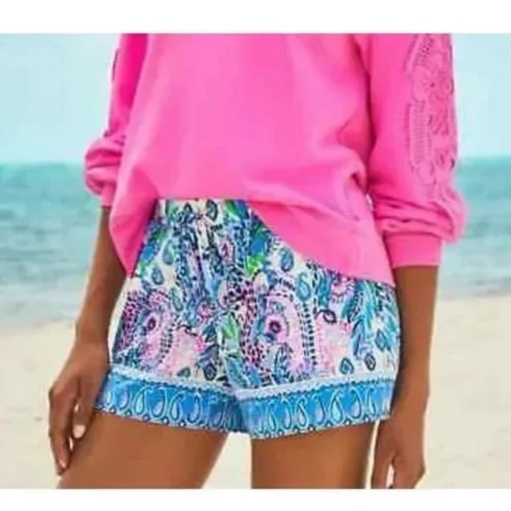 NWT Lilly Pulitzer shorts Katia Macadamia in XXS
